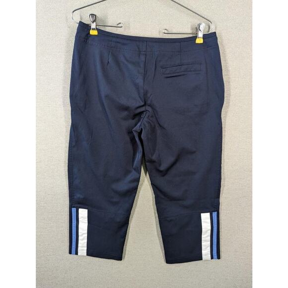 Nike Womens Athletic Dri-Fit Yoga Capri Pants Size Medium 8/10 Blue -1223G26 - Picture 8 of 9